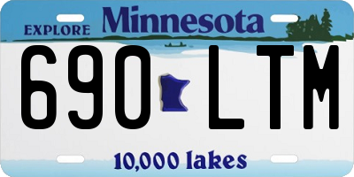 MN license plate 690LTM