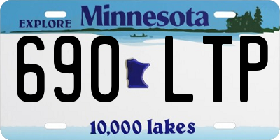 MN license plate 690LTP