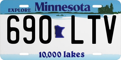 MN license plate 690LTV