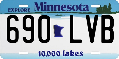 MN license plate 690LVB