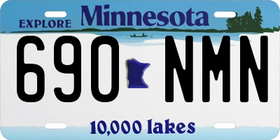 MN license plate 690NMN