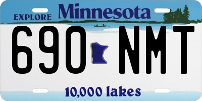 MN license plate 690NMT
