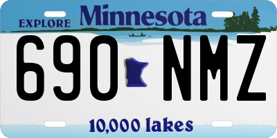 MN license plate 690NMZ
