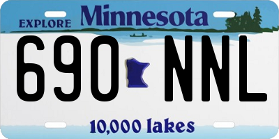 MN license plate 690NNL