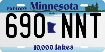 MN license plate 690NNT
