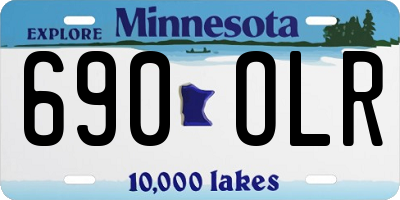 MN license plate 690OLR