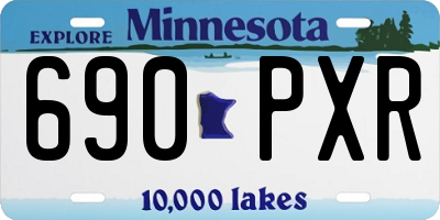 MN license plate 690PXR