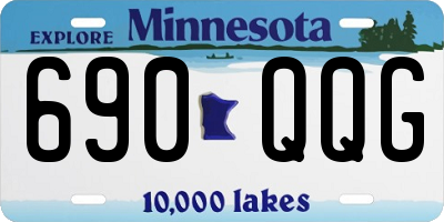 MN license plate 690QQG