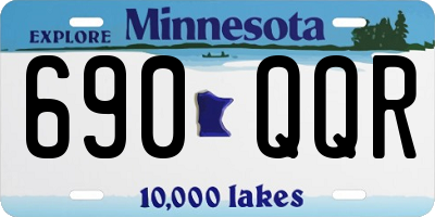 MN license plate 690QQR