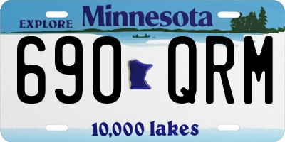 MN license plate 690QRM
