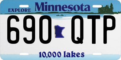 MN license plate 690QTP