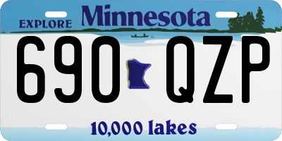 MN license plate 690QZP