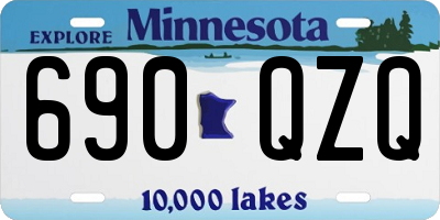 MN license plate 690QZQ