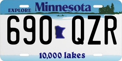 MN license plate 690QZR