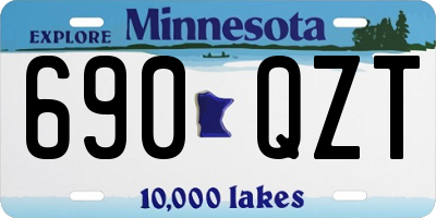 MN license plate 690QZT