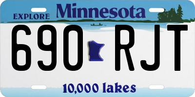 MN license plate 690RJT