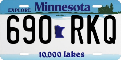 MN license plate 690RKQ