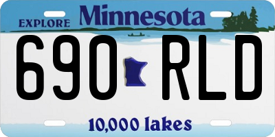 MN license plate 690RLD