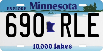 MN license plate 690RLE