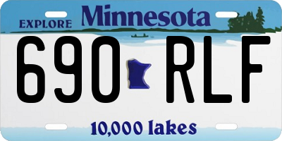MN license plate 690RLF