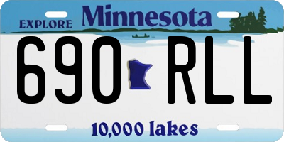 MN license plate 690RLL