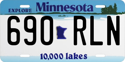 MN license plate 690RLN