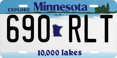 MN license plate 690RLT