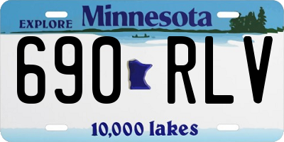 MN license plate 690RLV