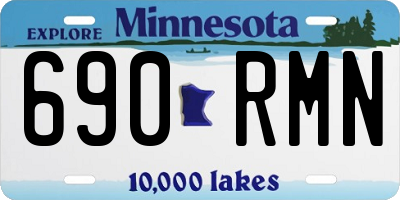 MN license plate 690RMN