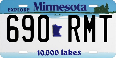 MN license plate 690RMT