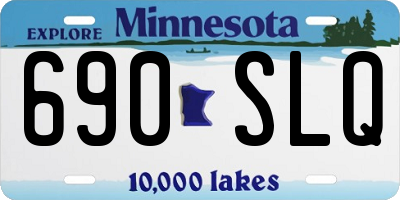 MN license plate 690SLQ