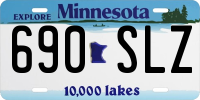 MN license plate 690SLZ