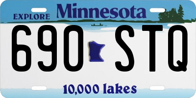MN license plate 690STQ
