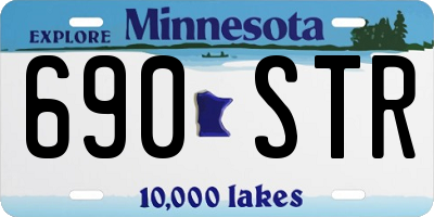 MN license plate 690STR