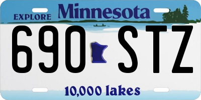 MN license plate 690STZ