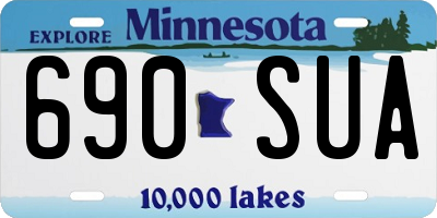 MN license plate 690SUA