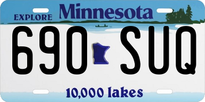 MN license plate 690SUQ
