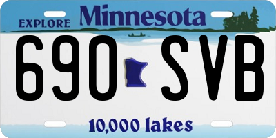 MN license plate 690SVB