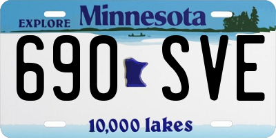 MN license plate 690SVE