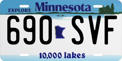 MN license plate 690SVF