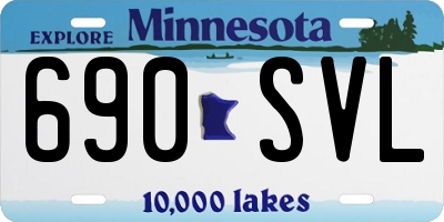 MN license plate 690SVL