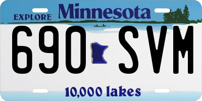 MN license plate 690SVM