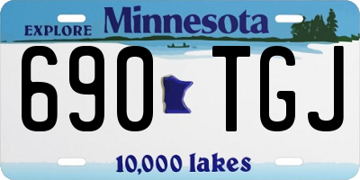 MN license plate 690TGJ