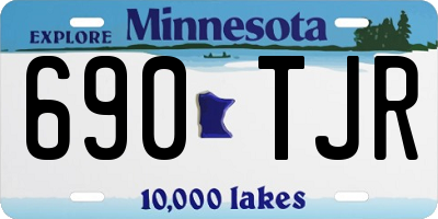 MN license plate 690TJR