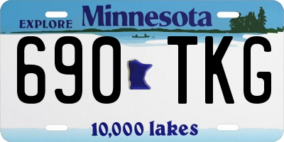 MN license plate 690TKG