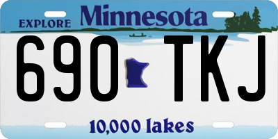 MN license plate 690TKJ