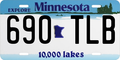 MN license plate 690TLB