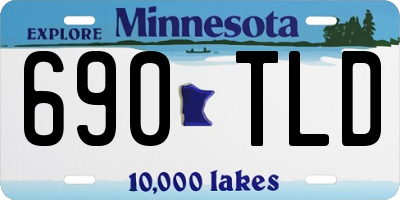 MN license plate 690TLD