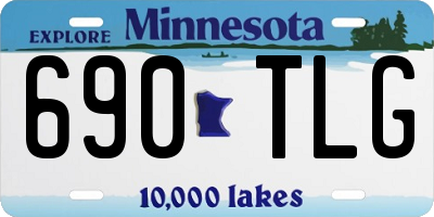 MN license plate 690TLG