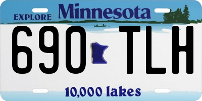 MN license plate 690TLH